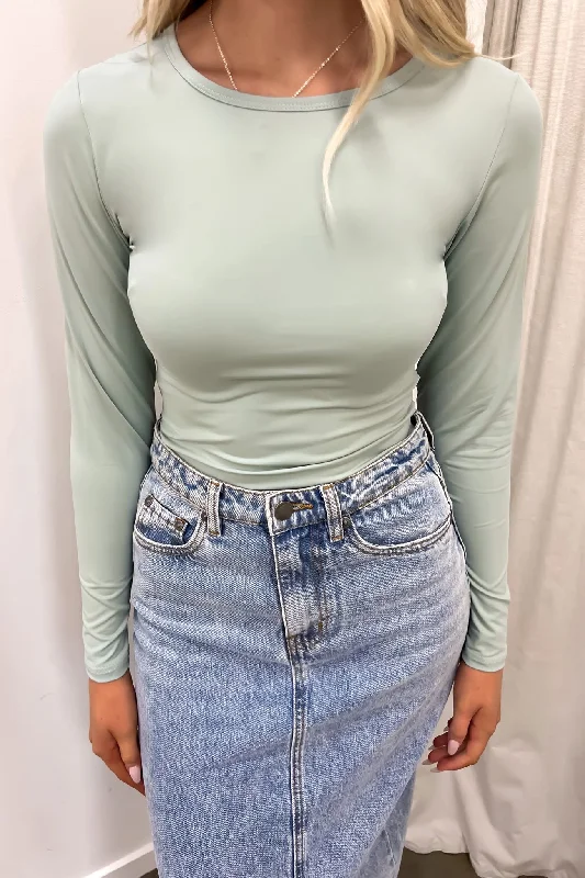 Eve Staple Long Sleeve Sage Cozy Women's Winter