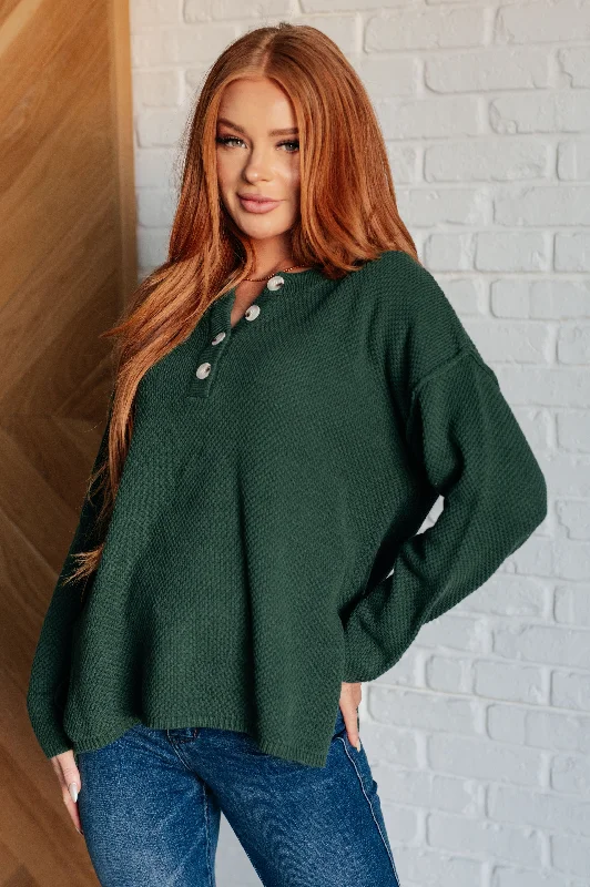 Good Afternoon Henley Sweater Dapper Women's 1920S