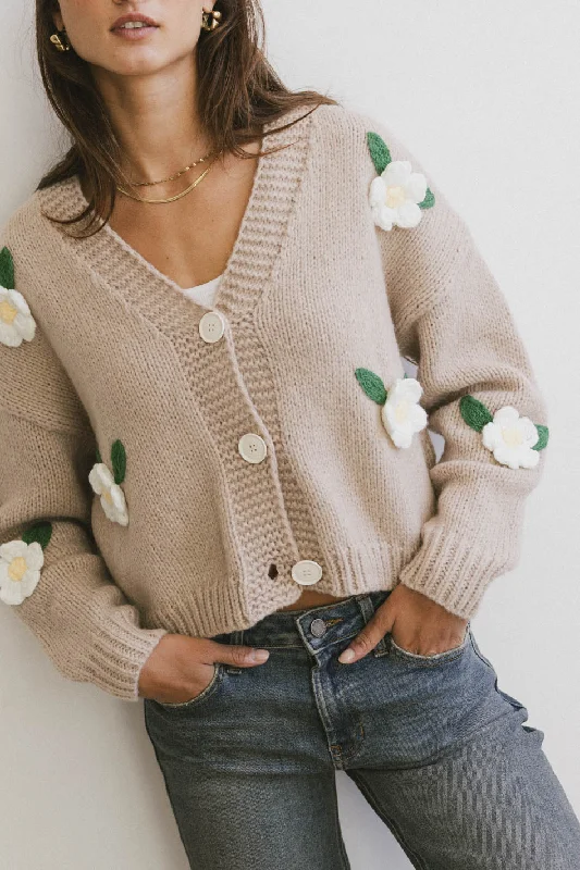 Annai Floral Cardigan Country