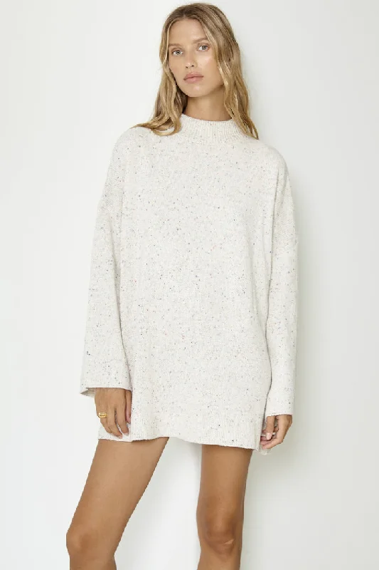 Bea Jumper - Ivory Speckle Elegant Women's Formal 