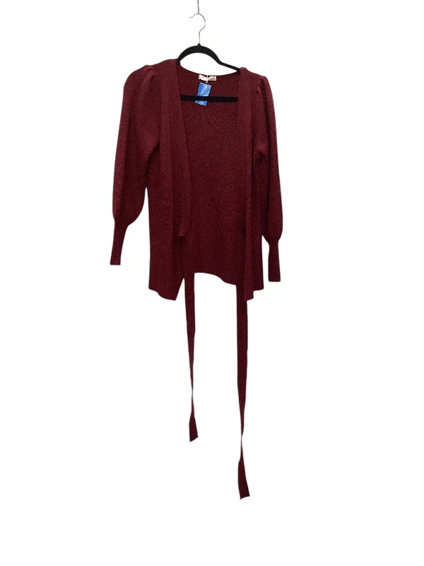 Cardigan By Clothes Mentor In Red, Size: S Stylish Women's Tropical 