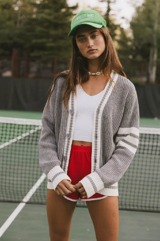 Aurelia Knit Cardigan in Grey Adventure