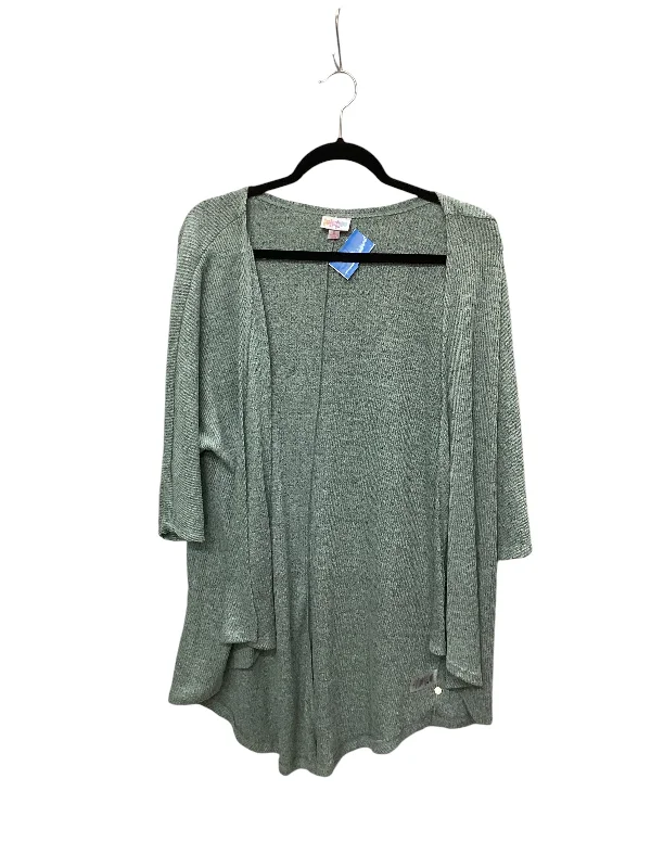 Cardigan By Lularoe In Green, Size: S Monochromatic Office Style