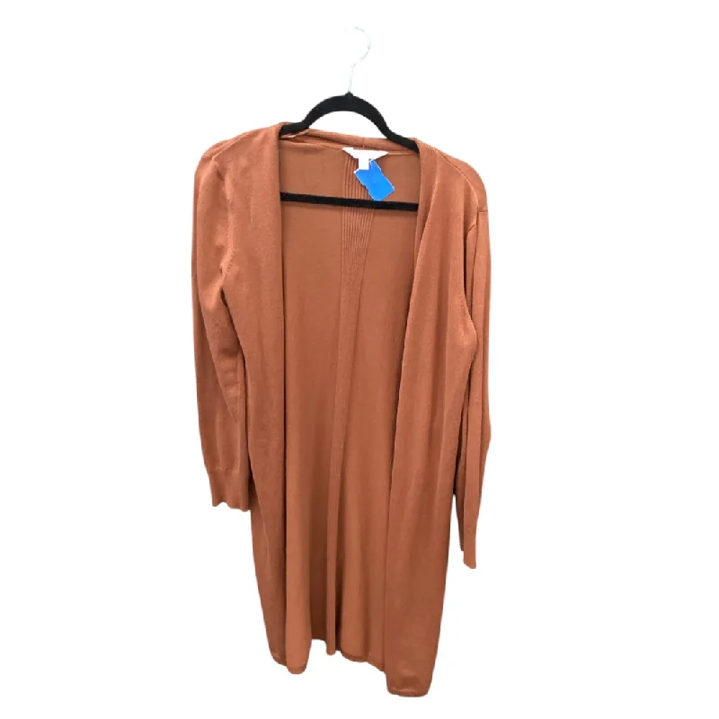 Cardigan By Time And Tru In Brown, Size: M Unique Women's Upcycled