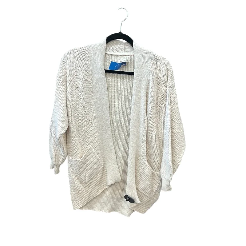 Sweater Cardigan By Universal Thread In Cream, Size: S Monochromatic All - in - one