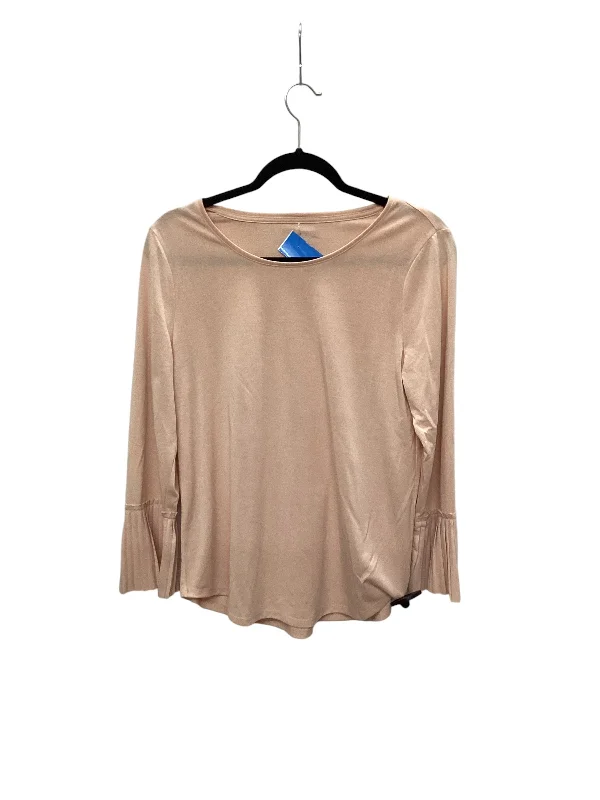 Top Long Sleeve By Chicos In Pink, Size: S Hip Women's Retro