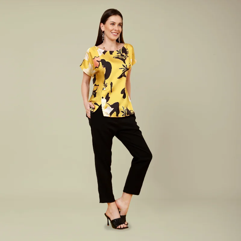 Noor Floral Top Sustainable Organic