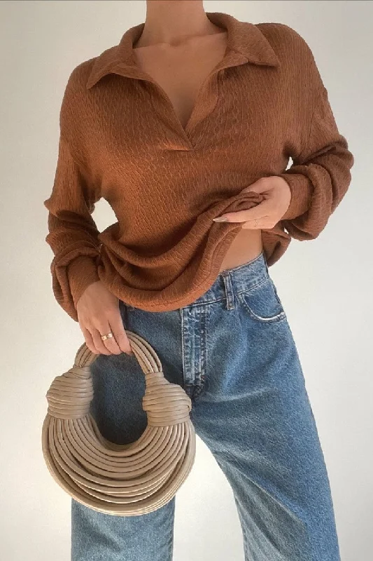 Avery Jumper - Chestnut performance