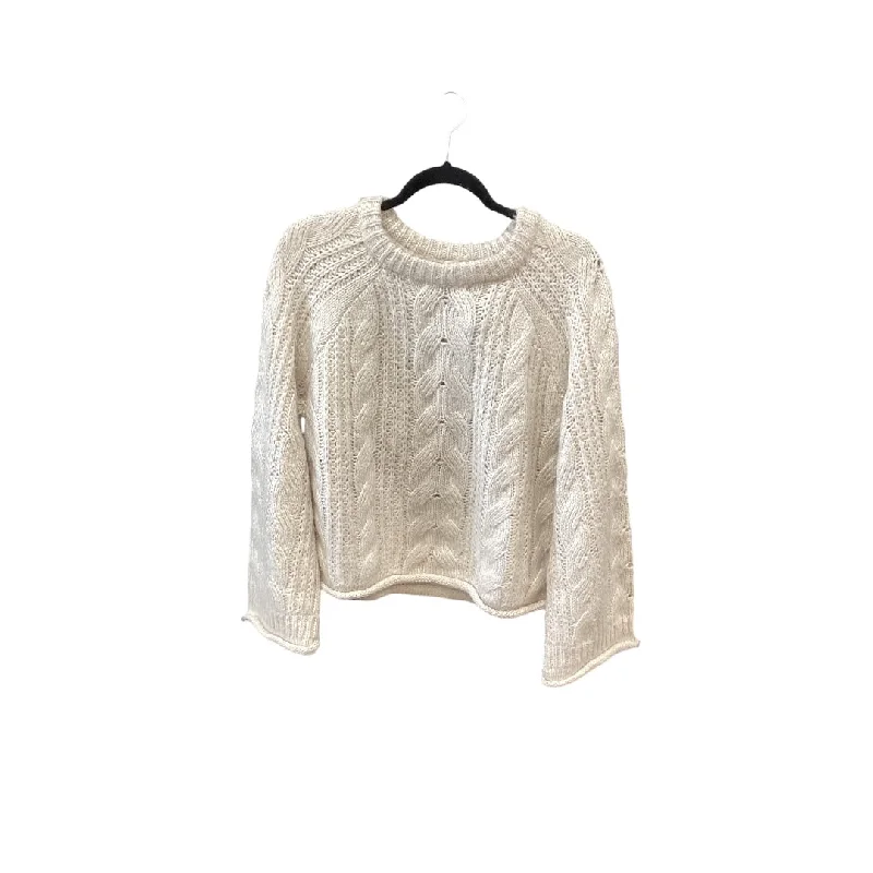 Sweater By Universal Thread In Cream, Size: L Unique Women's Upcycled