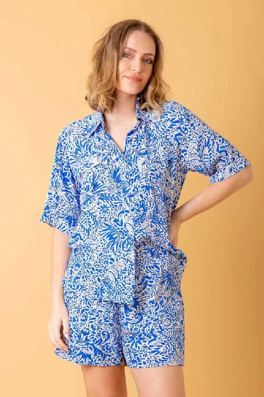 Zanna Top Blue Artistic Women's Avant - 