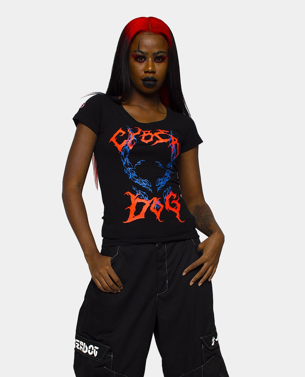 UNDERWORLD T-SHIRT GIRLS BLACK Rugged Women's Outdoor 