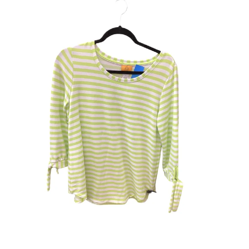 Top Long Sleeve By Ruby Rd In Green, Size: S Sustainable Organic