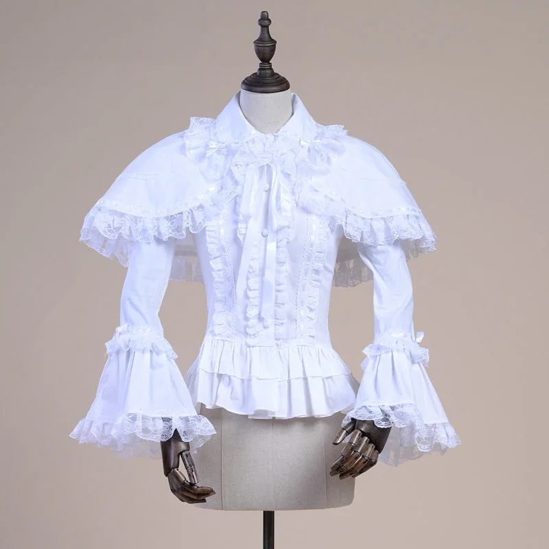 Lace Garden~Retro Lolita Princess Winter Shirt Cool Women's Skate