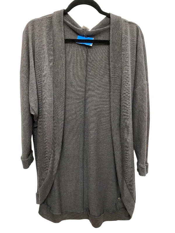 Cardigan By Clothes Mentor In Grey, Size: Xl Streetwear Style for 