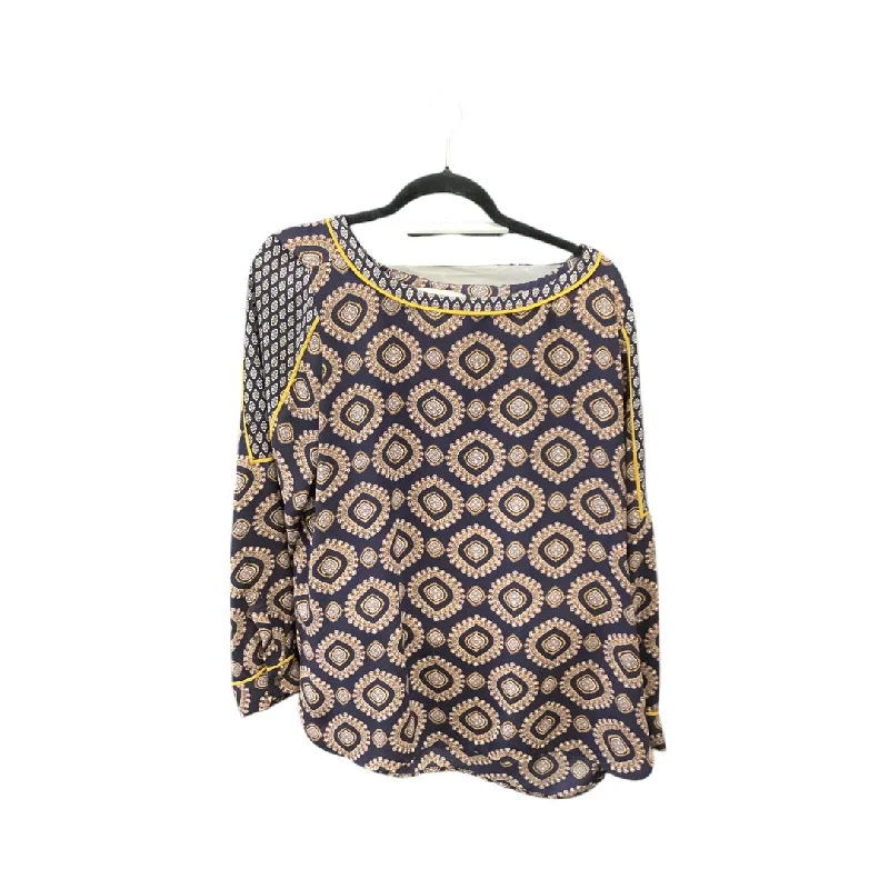 Top Long Sleeve By Loft In Blue, Size: L Feminine Women's Soft 