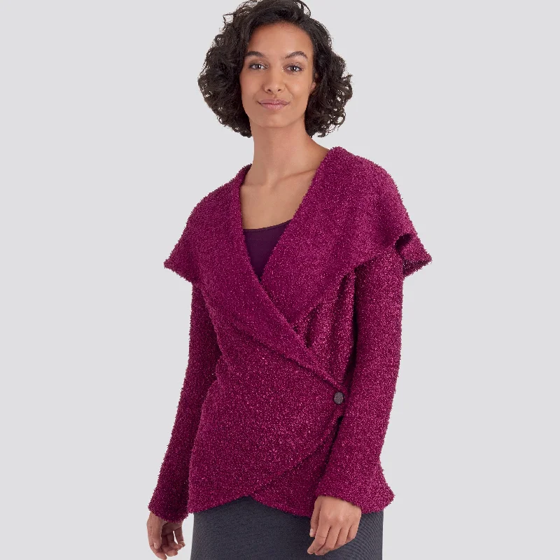 Simplicity 9189 Misses' Knit Wrap Jacket Sewing Pattern Australian Beach