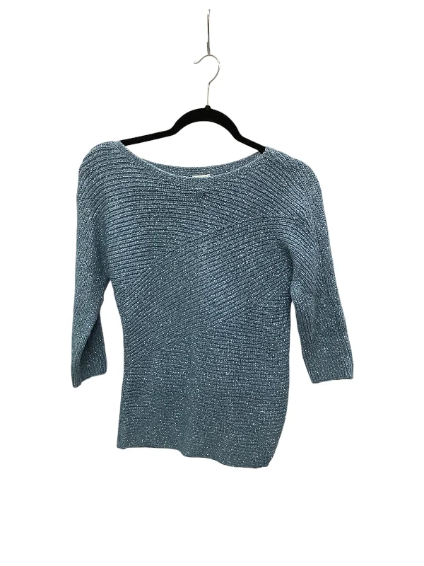 Top Long Sleeve By Chicos In Blue, Size: S Geometric