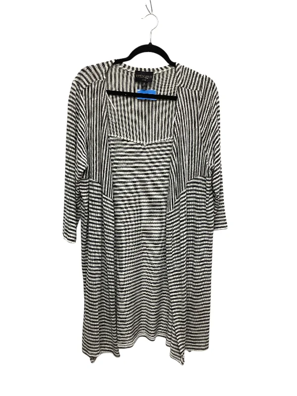 Cardigan By Absolutely In Grey, Size: 1x Casual Women's Loose - fitting