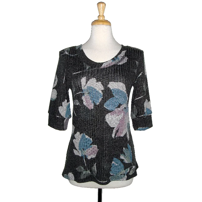 Sweater - Blue Floral - Sale Dynamic Women's Moto