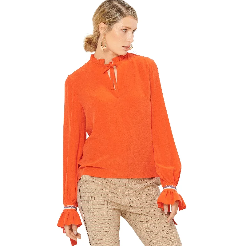 Burda Sewing Pattern 6146 Blouse Monochromatic All - in - one