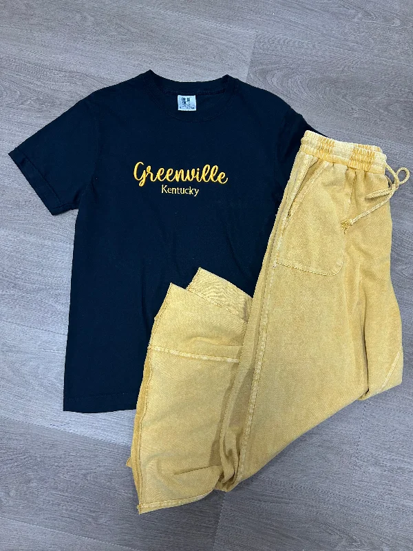 Greenville, Kentucky embroidered tee Dapper Women's 1920S