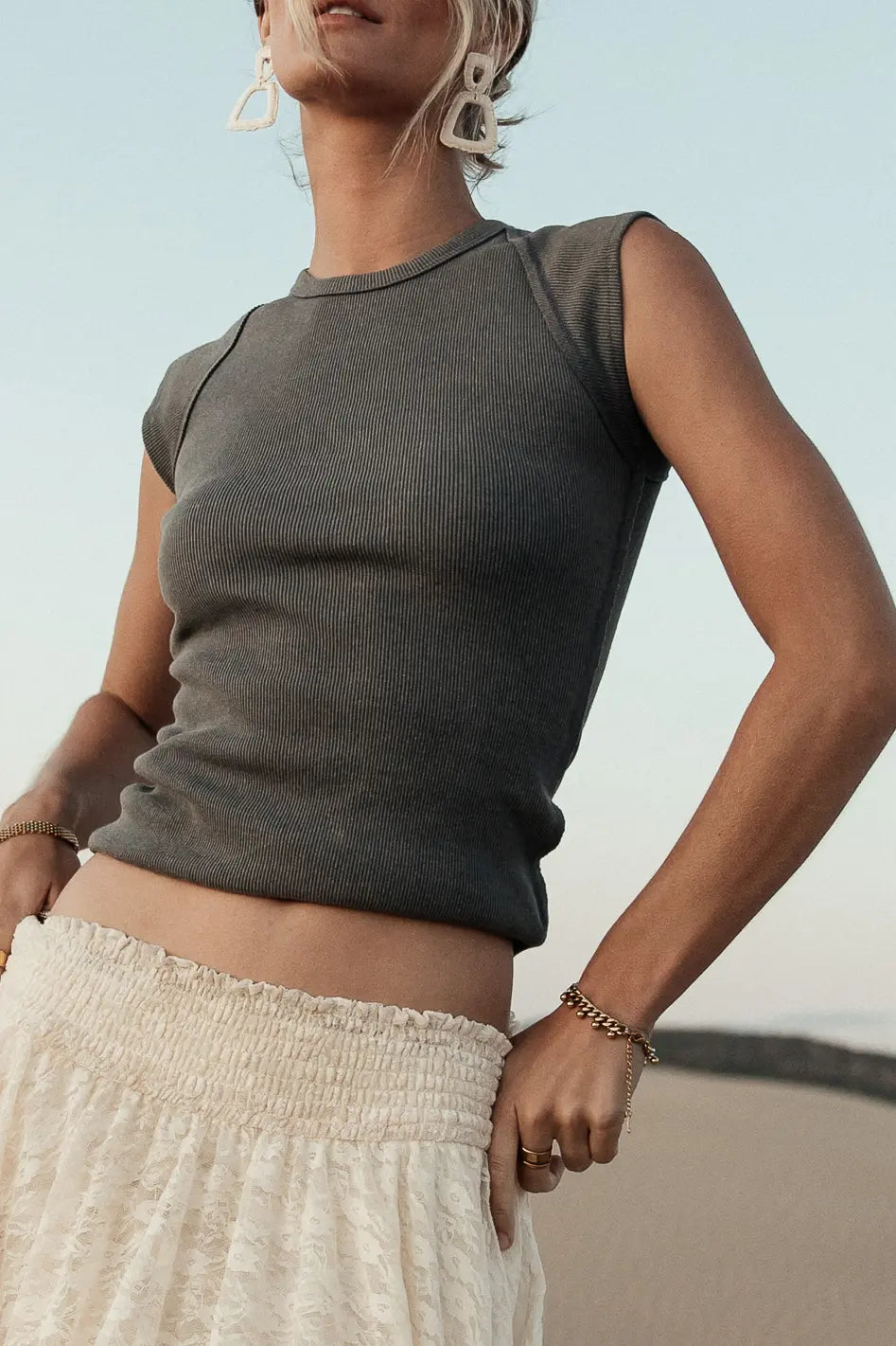 Huxley Tank in Blue Earthy Women's 