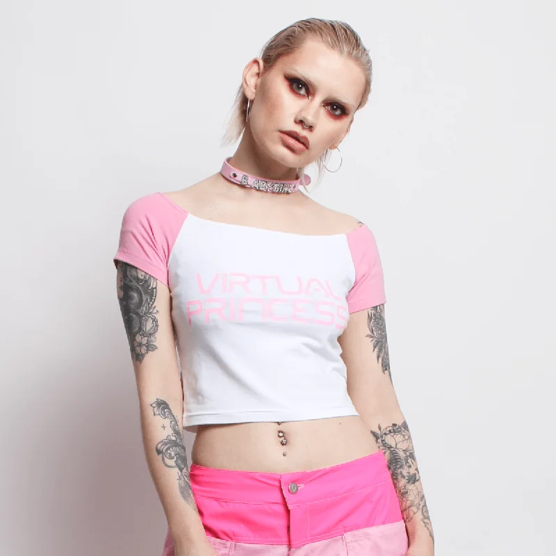 VIRTUAL PRINCESS ELLE CROP TOP French