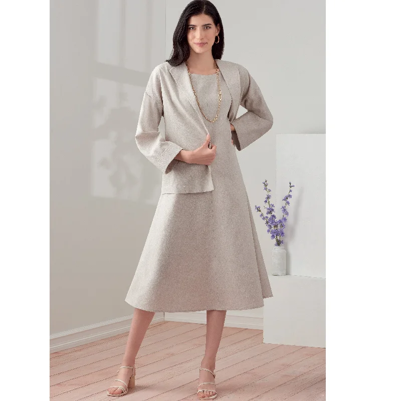 Simplicity Sewing Pattern 9263 Dress, Jacket and Top Relaxed Women's Beachy