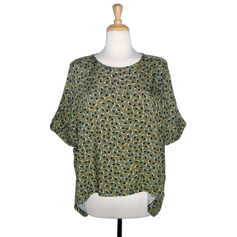 Chloe Top - Paint Box Stylish Women's Tropical 