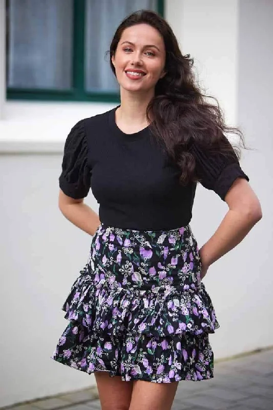 Sylvie Top Black European