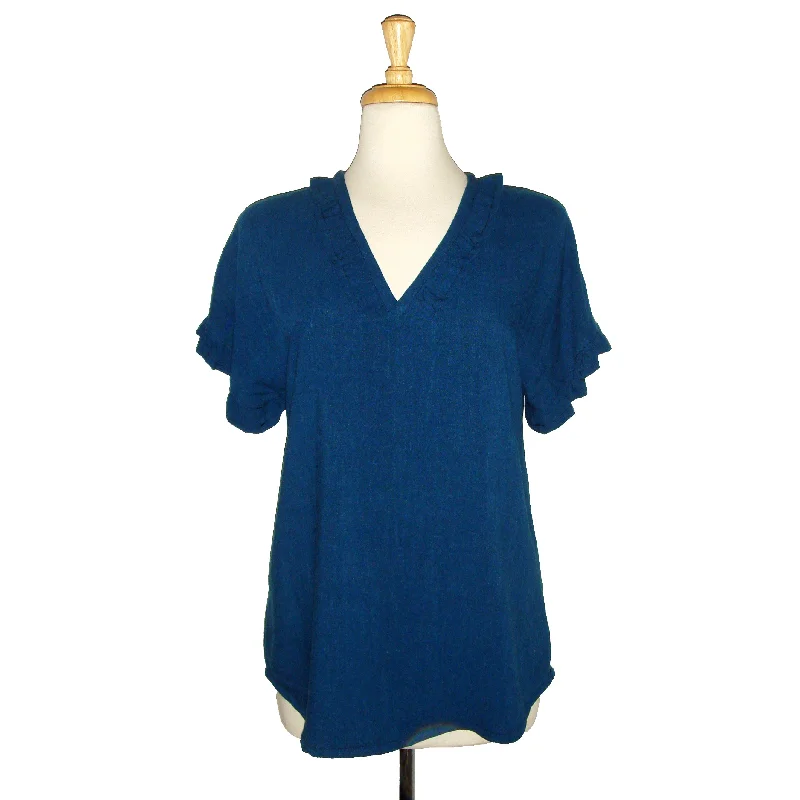 Mia Top - Blue - Sale Feminine Women's Style 
