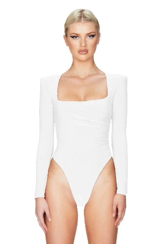 Nookie Irina Bodysuit - Ivory Dapper Women's 1920S