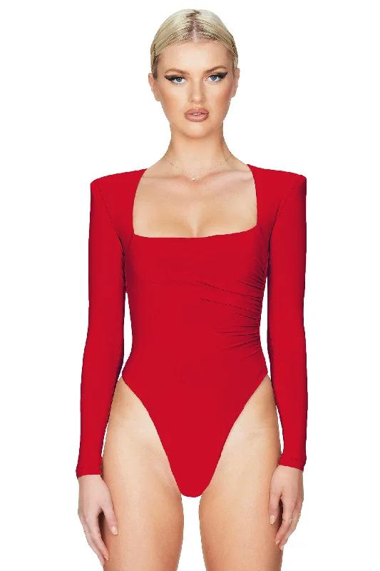Nookie Irina Bodysuit - Scarlet Scandinavian