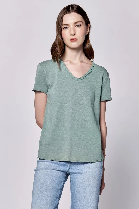[Dear John] Vanya Tee-Iceberg Green Sporty Women's Athleisure 