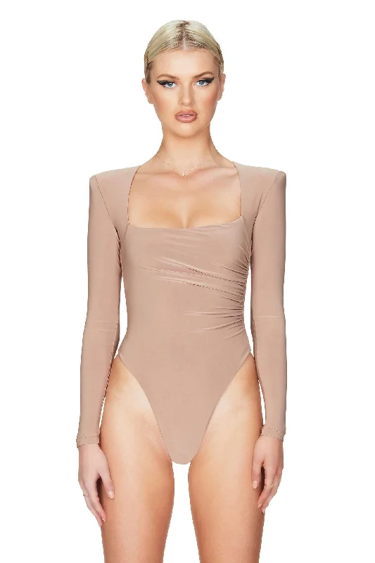 Nookie Irina Bodysuit - Latte Modern Women's 