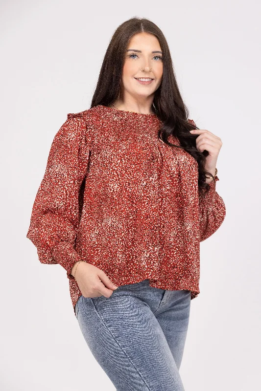 Feel Something Long Sleeve Top Hip Women's Urban