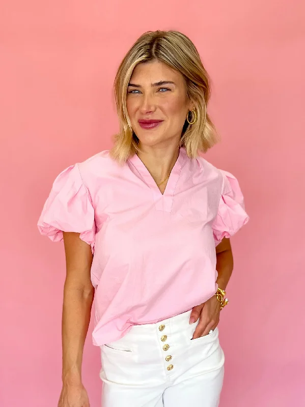 Cotton Candy Delight Blouse Classic Women's Tweed